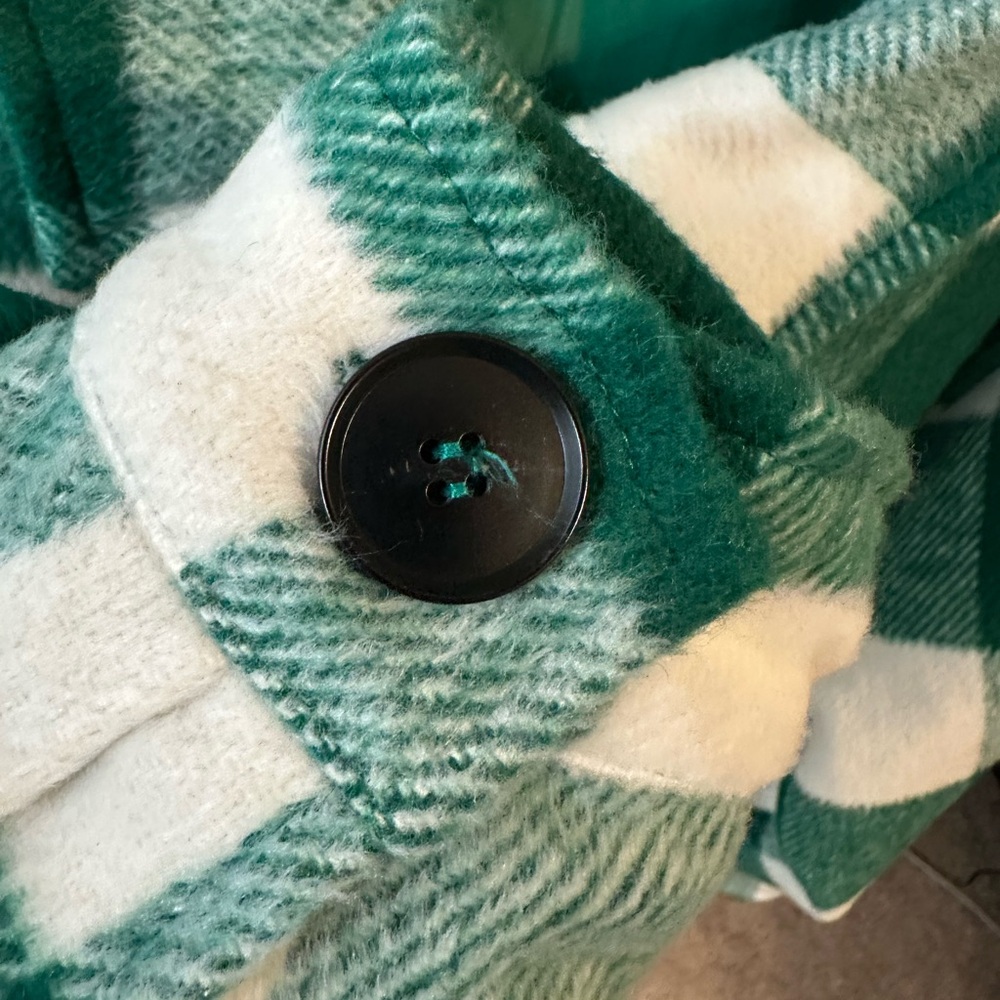 Plaid flannel jacket NWOT - Picture 8 of 13